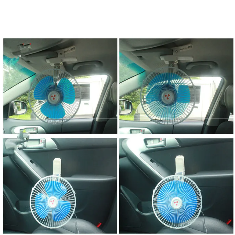 DC 12v 24v 6 inch auto car truck bus fan, portable mini car fan