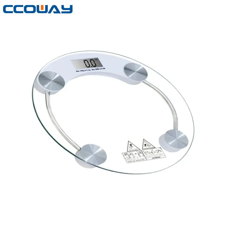 Keep fit glass digital body scale/human weighing scale