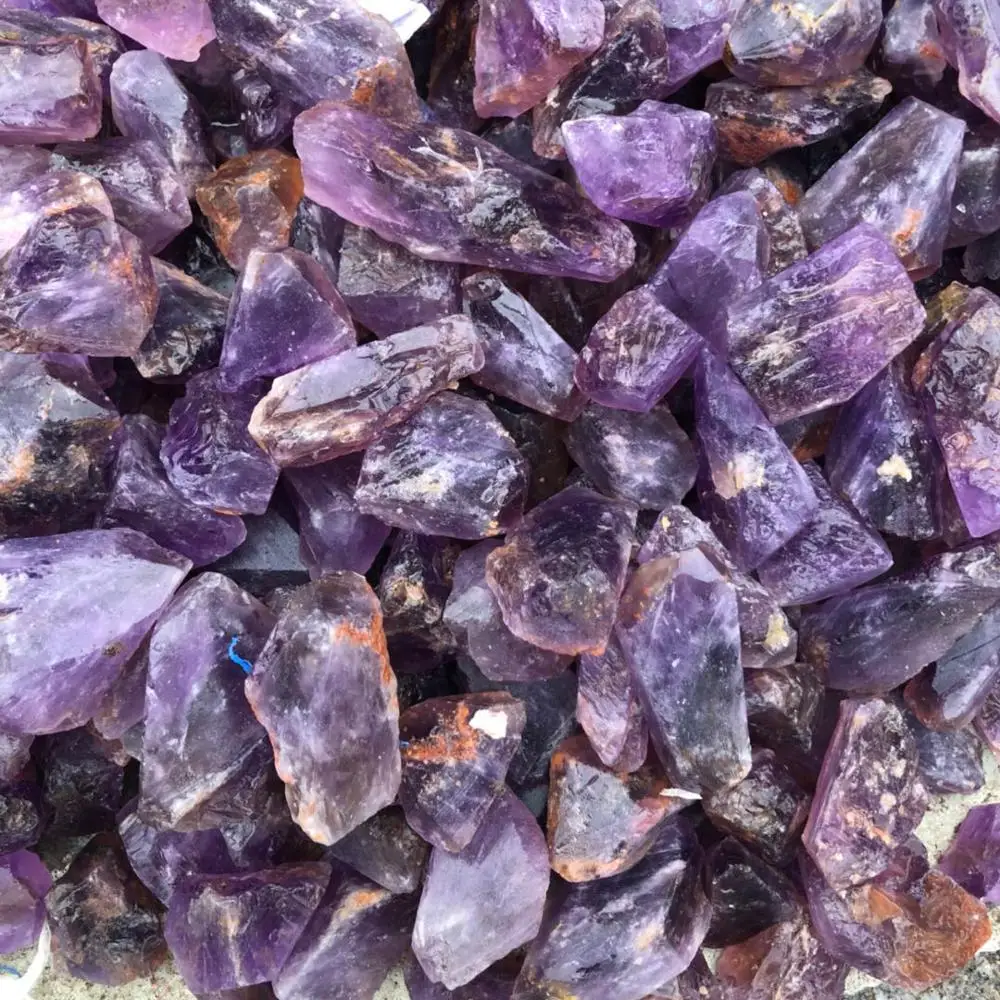 Wholesale Natural Rough Raw Amethyst  Quartz Crystal Healing Stones Rough amethyst