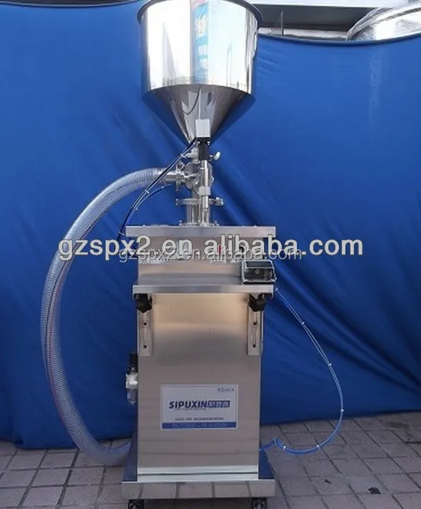 100-1000ml hair gel/ hair condition semi-automatic filling machine,volumetric piston filler