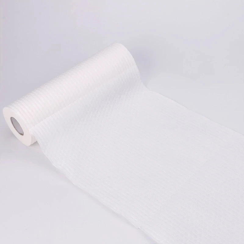 
Eco-friendly woodpulp spunlace nonwoven lazy rag for kitchen 