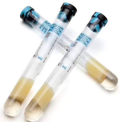 Трубки для забора крови BD Vacutainer Mononuclear, трубка для подготовки клеток CPT натрия, гепариновая трубка Na-цитрат 8 мл, 362782/362780