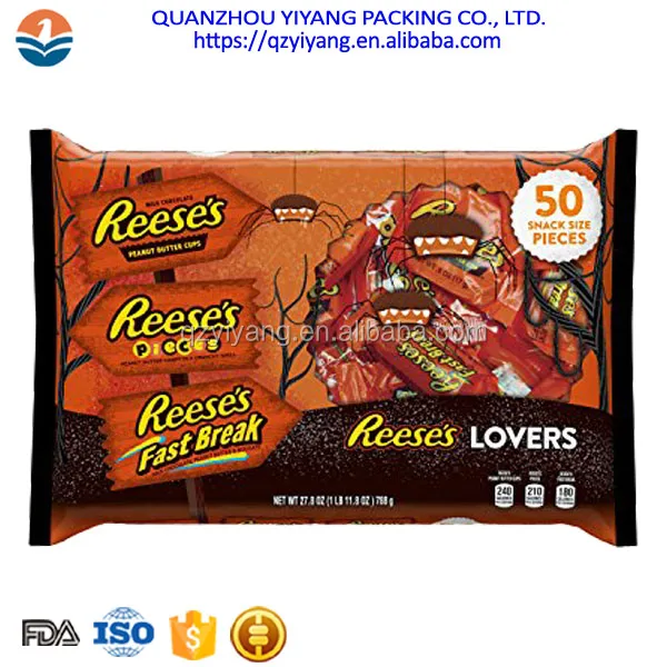 Resealable Vacuum Snack Food Bag Individual Packing Single Wrapped Products