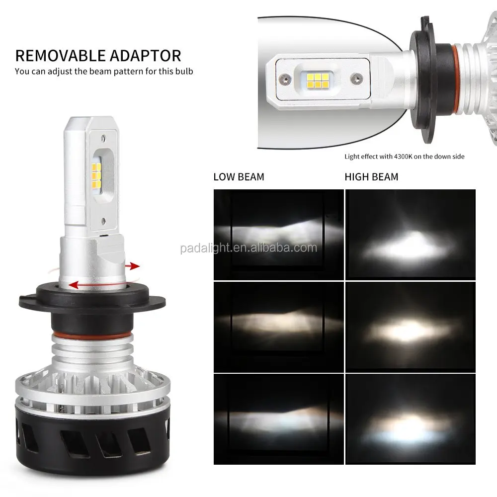 Factory direct wholesale dual color 3000k 6000k car led lights led headlight for motor cycle