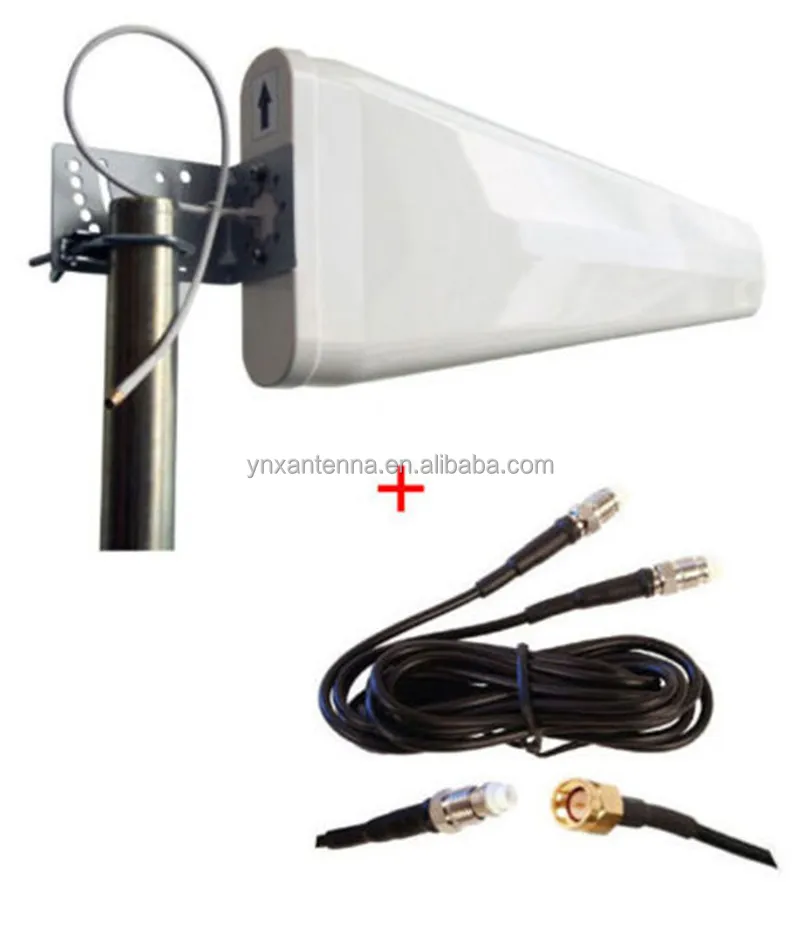 Yetnorson 12dbi Wireless network outdoor LPDA antenna for gsm 3g 4g antenna cell phone signal booster antenna