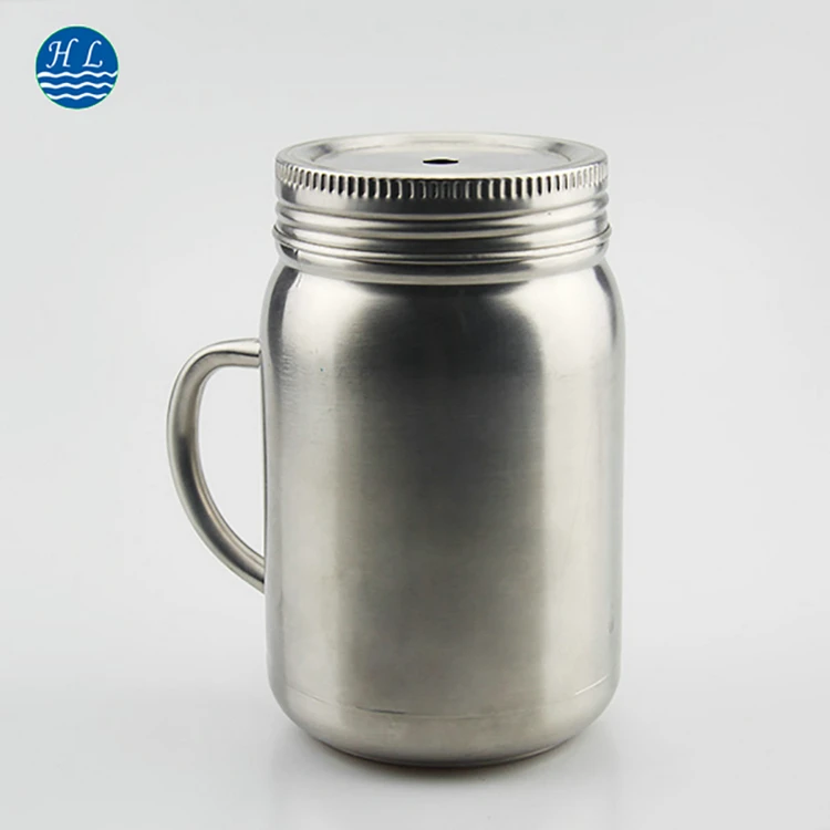 
Stainless steel mason jar Hot sale high quality low price stainless steel wholesale mason jars 