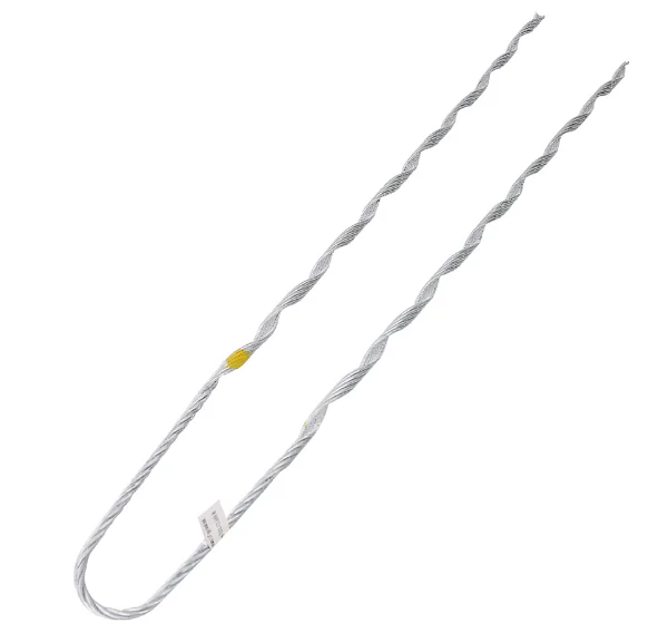 
Aluminium alloy preformed guy grip dead end 