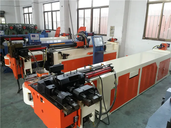 New design DW75NC stair handrail pipe tube bending machine