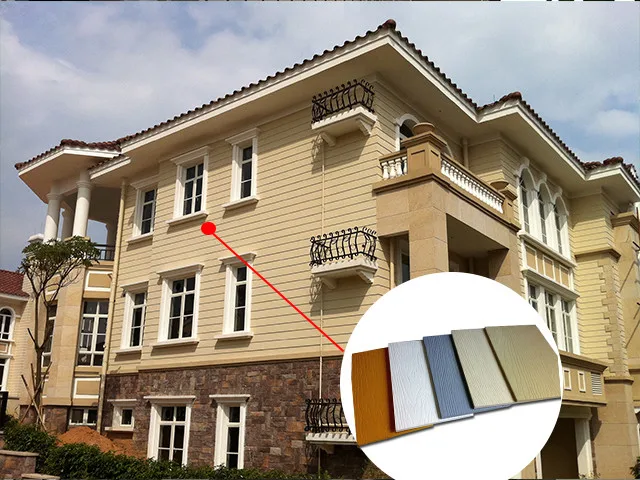 Fireproof Residential Siding Exterior Wall Cladding Fiber Cement Board