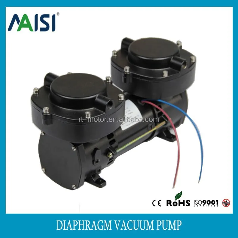 High quality 12V DC brushed Small super silent electric oil-free diaphragm vacuum pump
