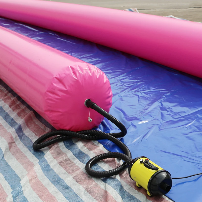 
Customized land fun inflatable water slide city for the city 