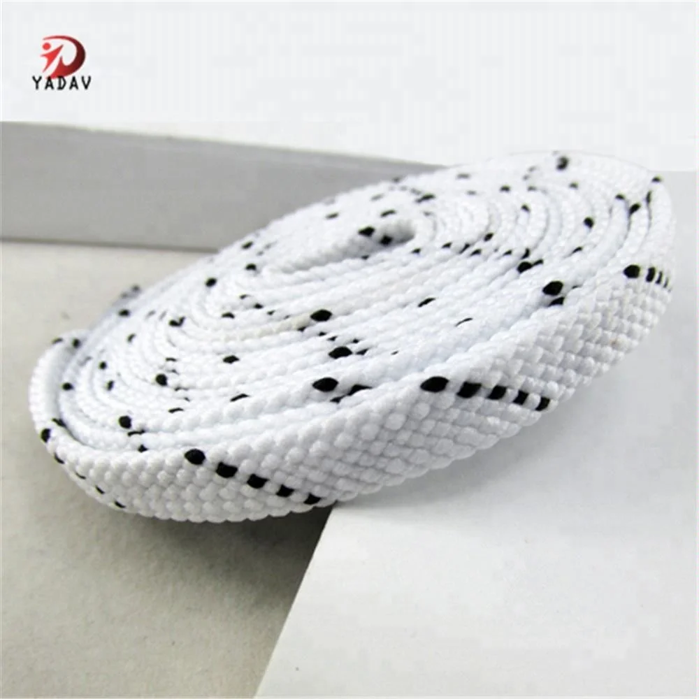 Anti-Skidding White Football Elastic Shoelaces Flat Coloured Athletic Shoe Laces