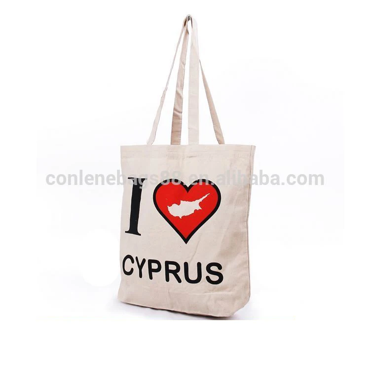 Recyclable high quality cotton shopping packing tote bags wholesale