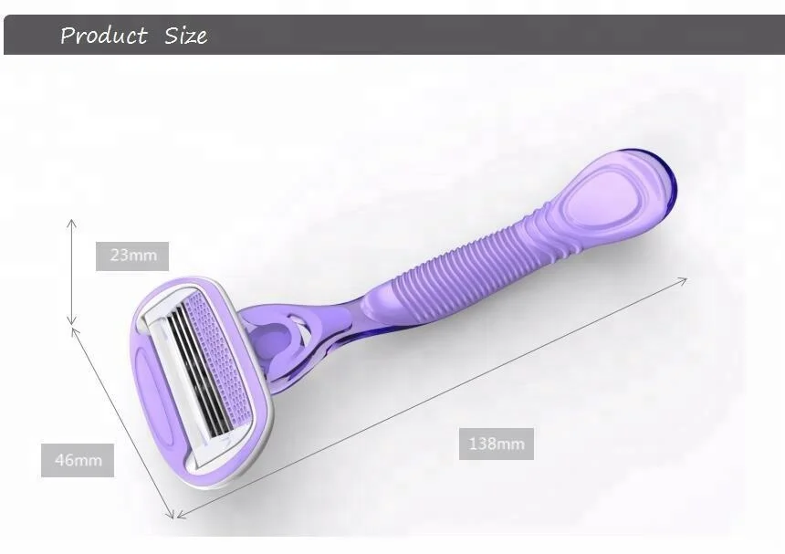 New four blade women razors system online razor