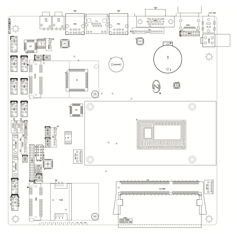 Embedded motherboard with onboard Intel Haswell 4gen I3/I5/I7 4005U/4010U/4030U/4200U/4210U/4500U/4510U/4600U CPU