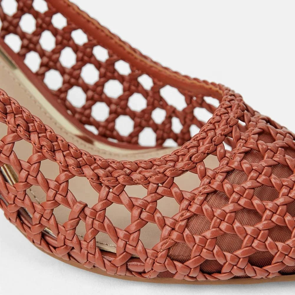 
MANRINO-0256 Gladiator Knitted Fabric Wool Upper Hollow Out Cool Block Heel Sandal Pump Dress Shoes For Womens Summer Style 2019 