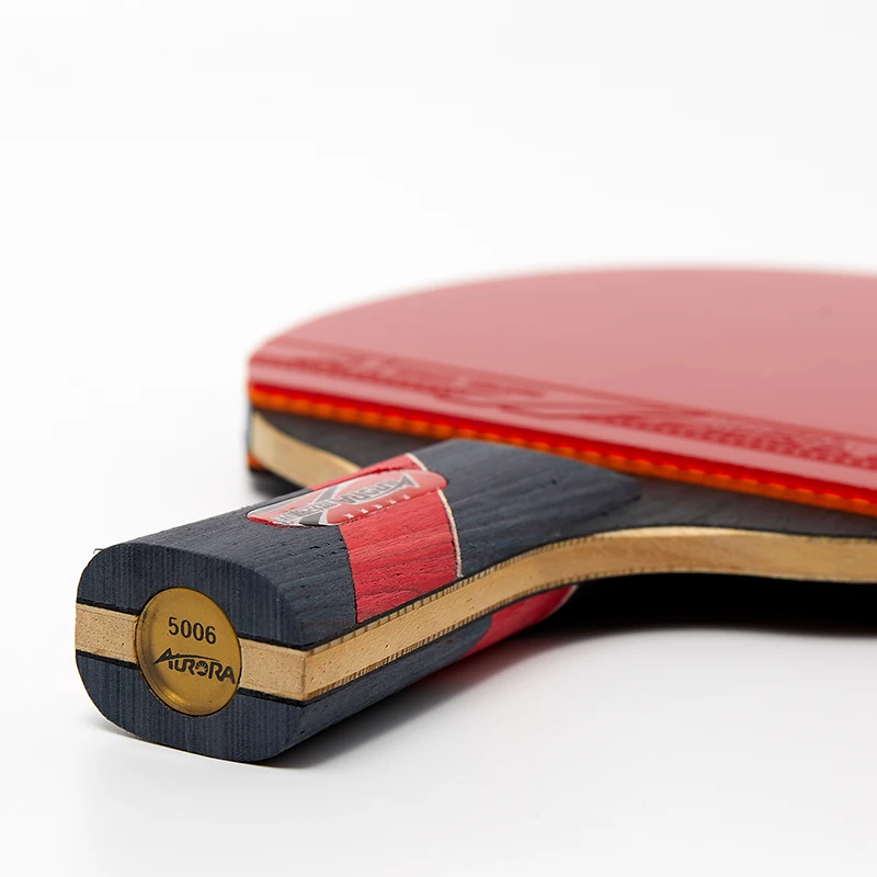 Aurora high quality custom 5 star table tennis racket ping pong paddle