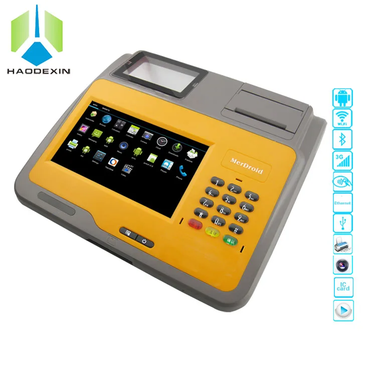 Automatical paper cutting, wireless routing wireless POS terminal with printer GC-039D