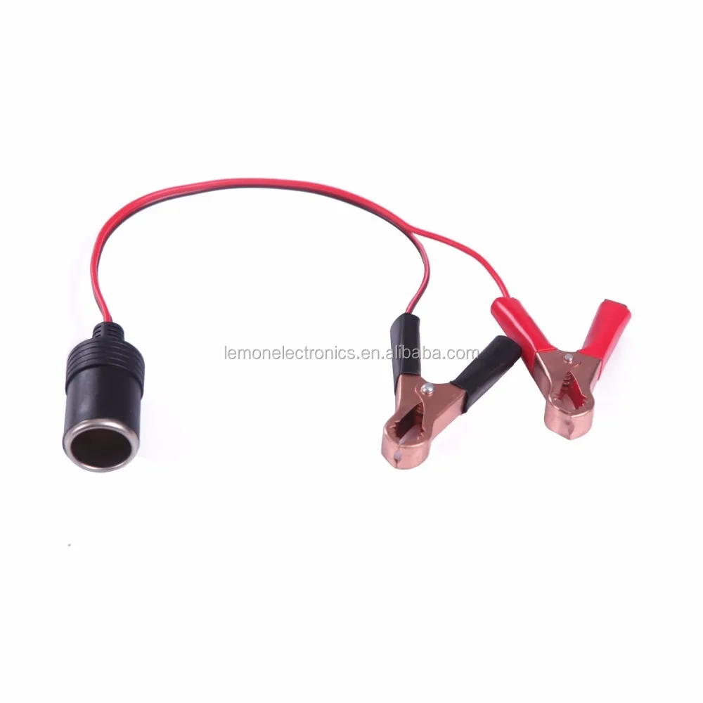 Автомобильный зажим для клеммы аккумулятора 12 В постоянного тока адаптер для прикуривателя