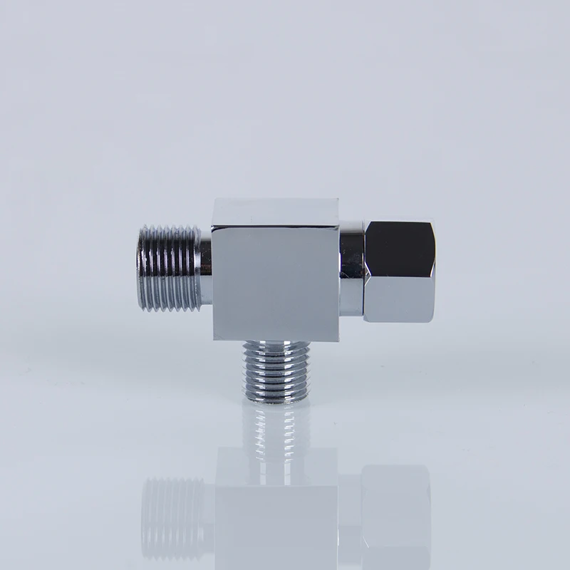 Flow control valve brass angle valve shower head