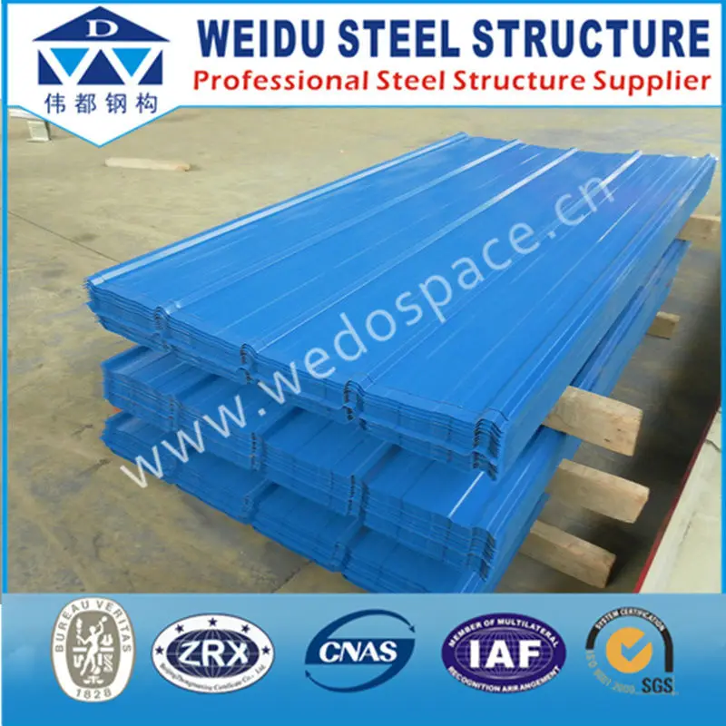 Ханчжоу weidu навес кровельный лист с полимерным покрытием