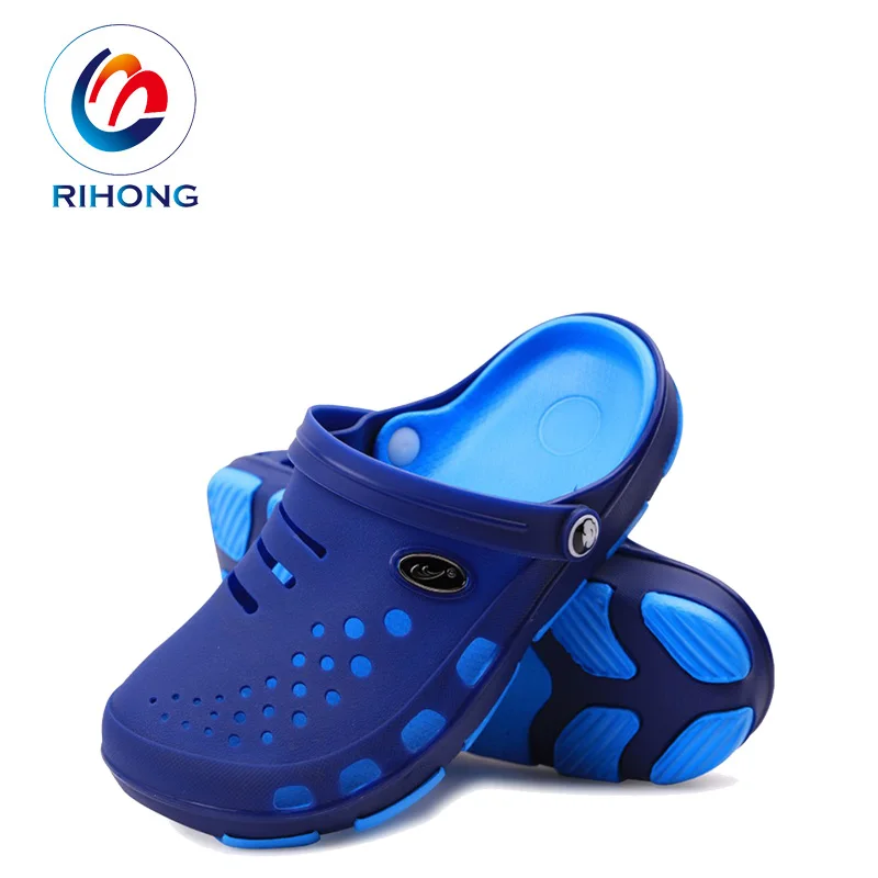 2019 cheap wholesale all size double eva color chinese plastic pvc clogs