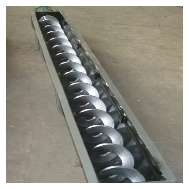 Large capacity slurry auger conveyor for sludge
