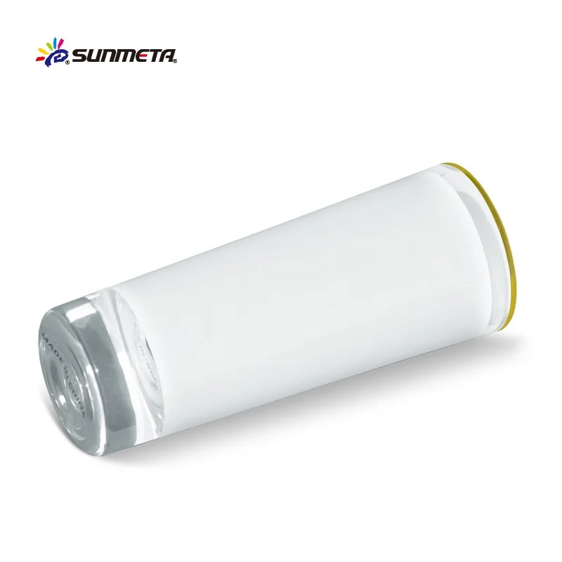 Sunmeta blank sublimation golden rim small wine glass mug 3D-XJB2