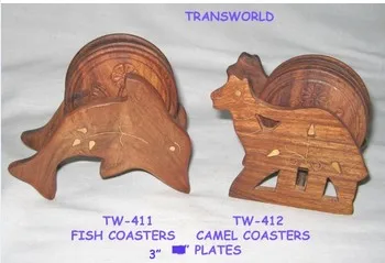 Wholesale High Quality Premium Wooden Coaster For Glass & Tea Cup
