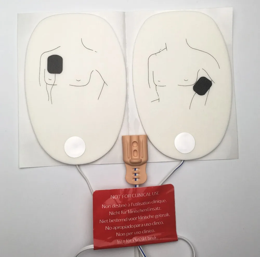 medical electrode pads training defibrillation pad for adult