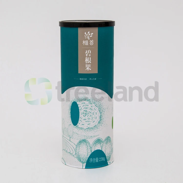 Wholesale Round Box Paperboard Tubes Food Packaging for Nuts