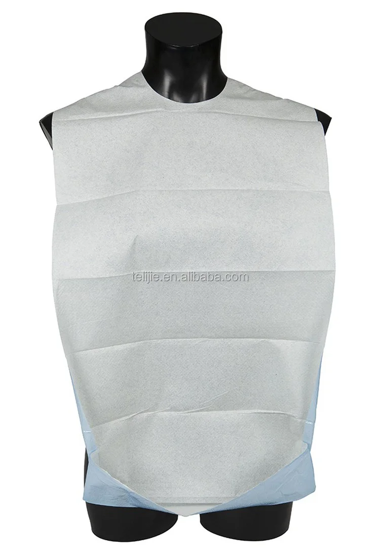 PE Back Film Paper Hospital Disposable Apron