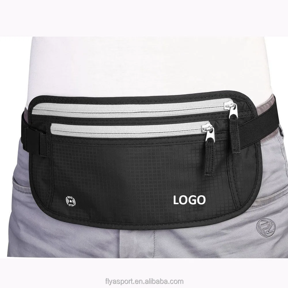 2022 new design best selling RFID blocking money belt for travel,daily walking