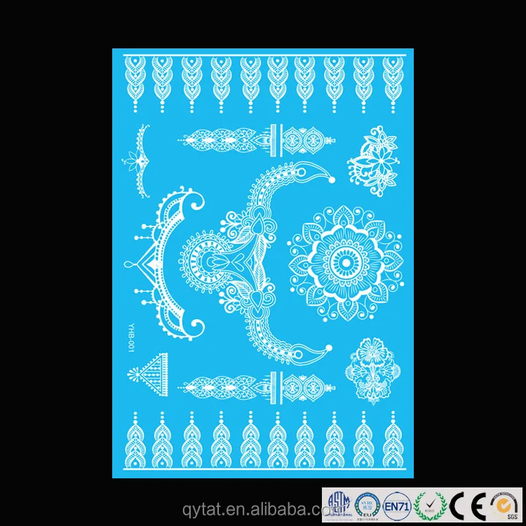 Personalized Cosmetic Standard Fashionable Glamorous Naked Woman Body Art Flash Henna Tattoo