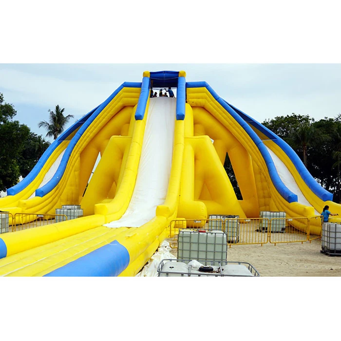 Hot selling summer Inflatable Water slide with pool, durable PVC Inflatable Water park inflatable aqua park for kids and adults