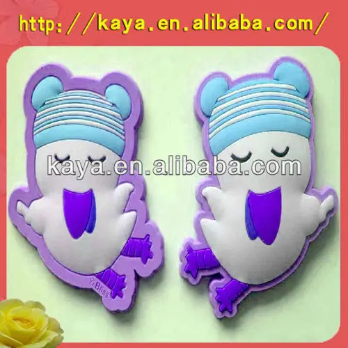 Perfect bright colored plastic magnetic fridge magnet