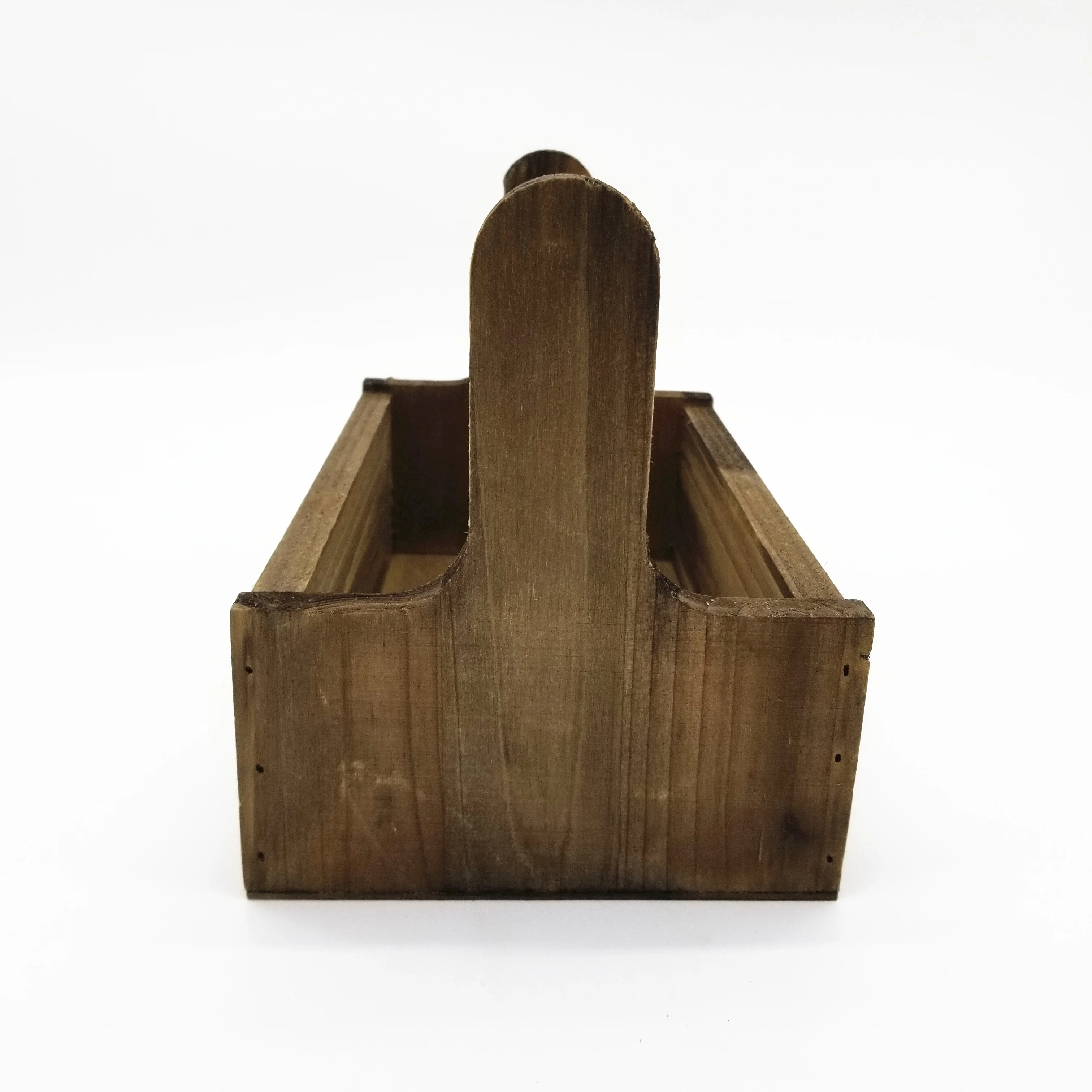 
Natural Material Hand Wooden Hanging Garden Basket Storage Box 