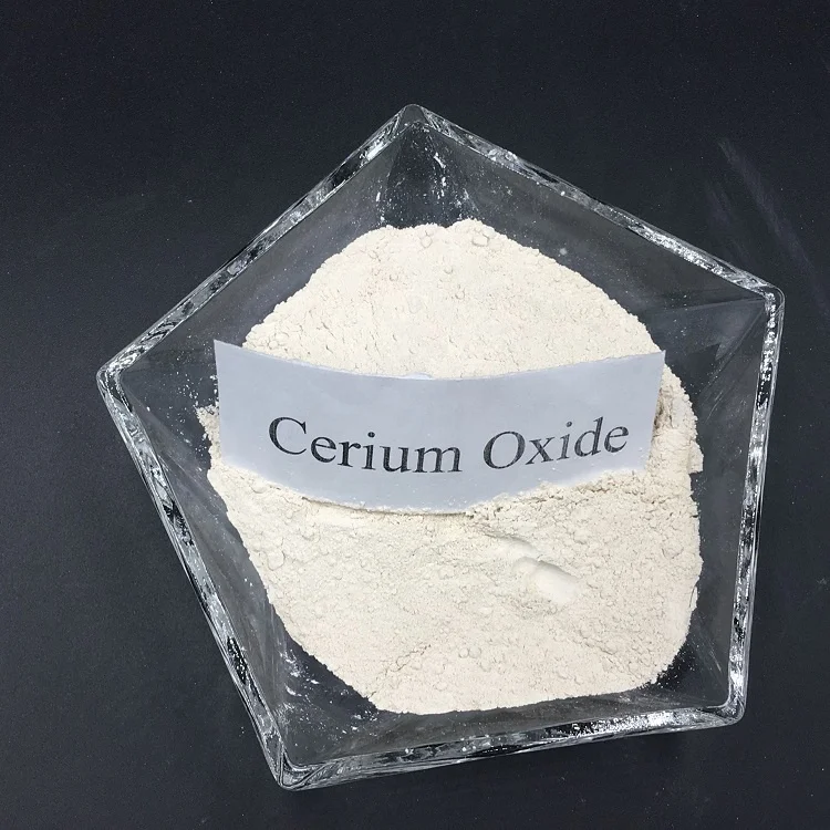 Light yellow powder cerium oxide glass polishing compound