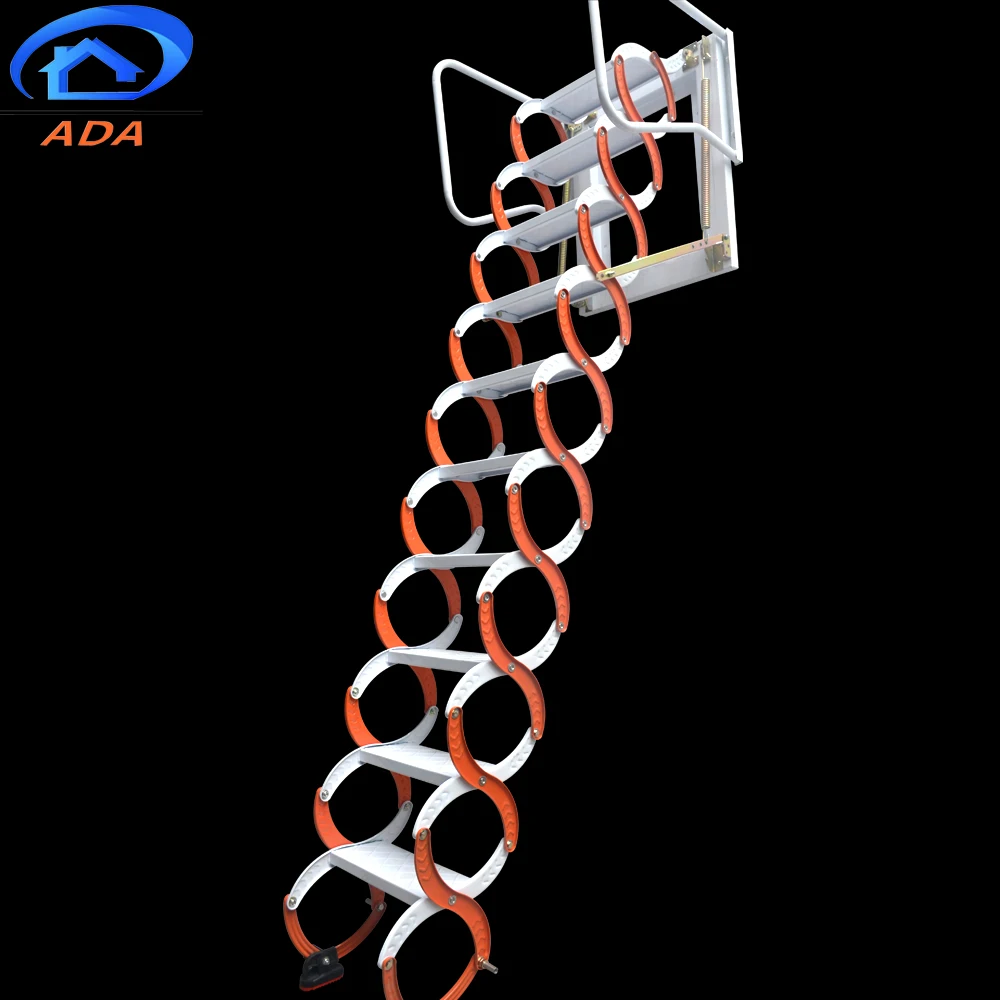 Professional Best Access Hatch Door Fold Up Telescopic Ladder for Saving Loft Space