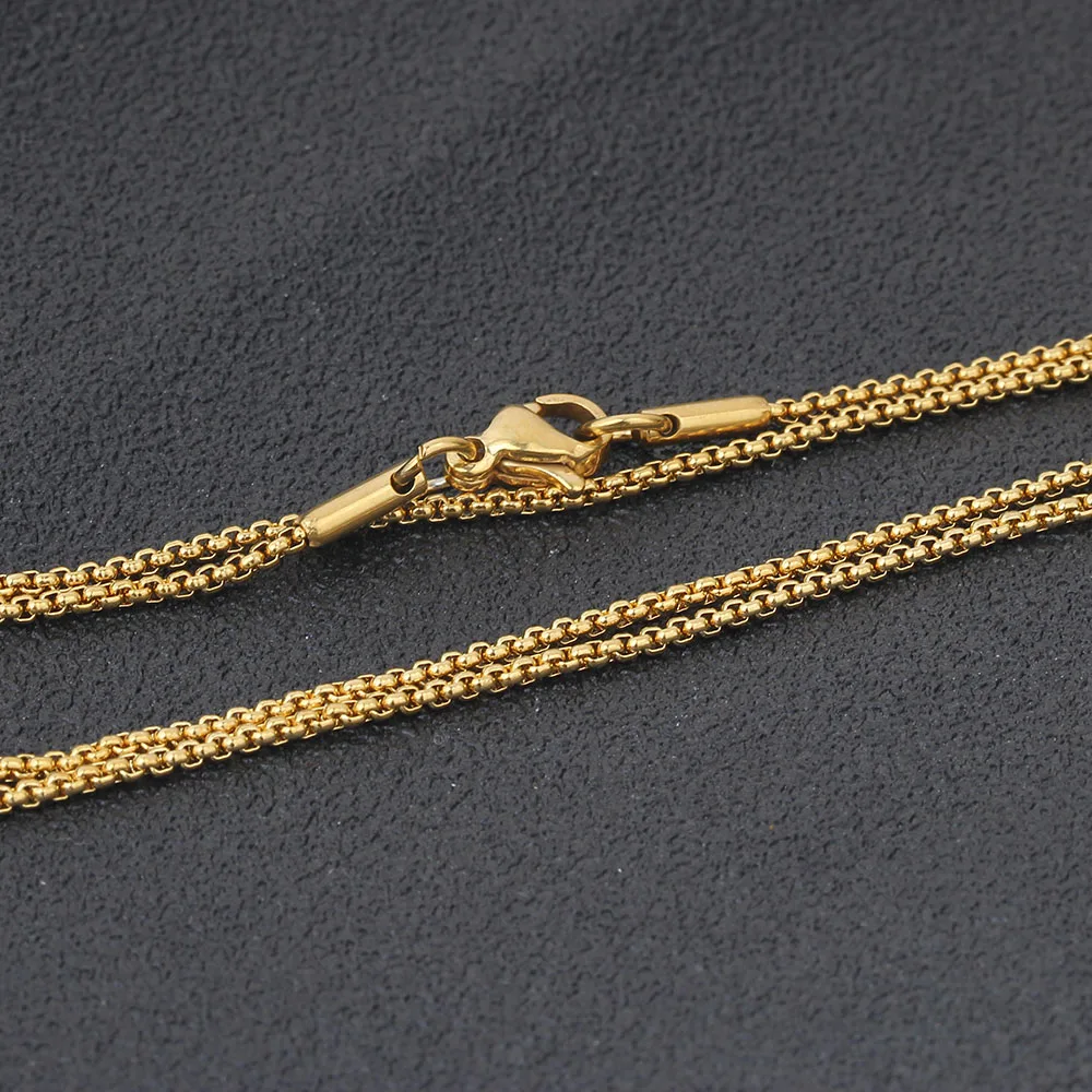 Factory Price 316L Stainless Steel Chains Jewelry New Gold Chain Design for men