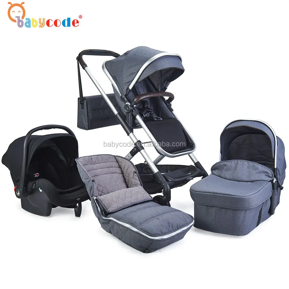 China 2020 wholesale 3 in 1 aluminum alloy baby car baby buggy stroller
