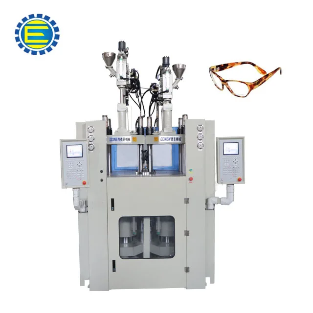 
Dongguan eyeglasses frame double color vertical injection machine 