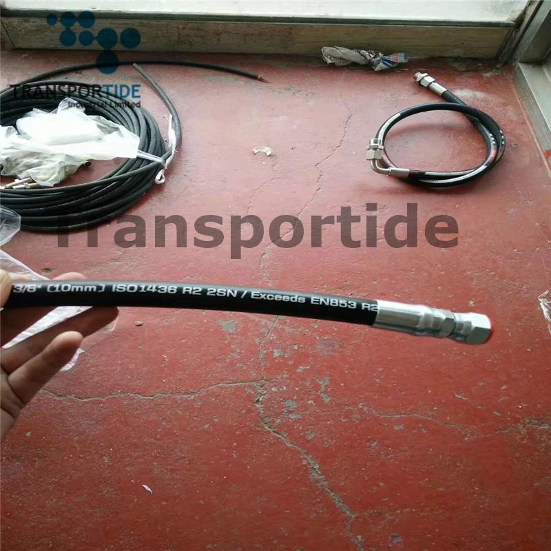 Parker Standard Factory Produced Smooth Cover Hydraulic Hose 2SN