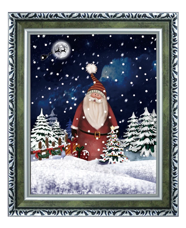 
New Year Personalized Plaques with Funny Snowman Christmas Decorating Themes 