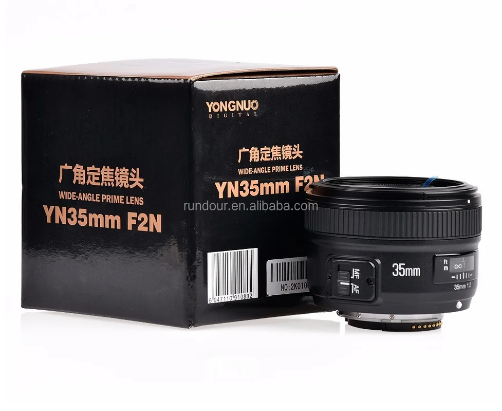  Объектив Yongnuo 35 мм F/2 F2.0 1:2 широкоугольный Автоматический AF / MF для Nikon D7300 D7200 D7100 D7000 D5500 D5300