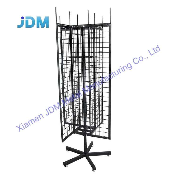 OEM Stainless steel hanging hook high quality pop rotating scarf socks display stand floor showing socks gloves