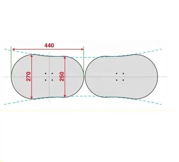Lightweight custom all mountain freestyle skiboard snowboard