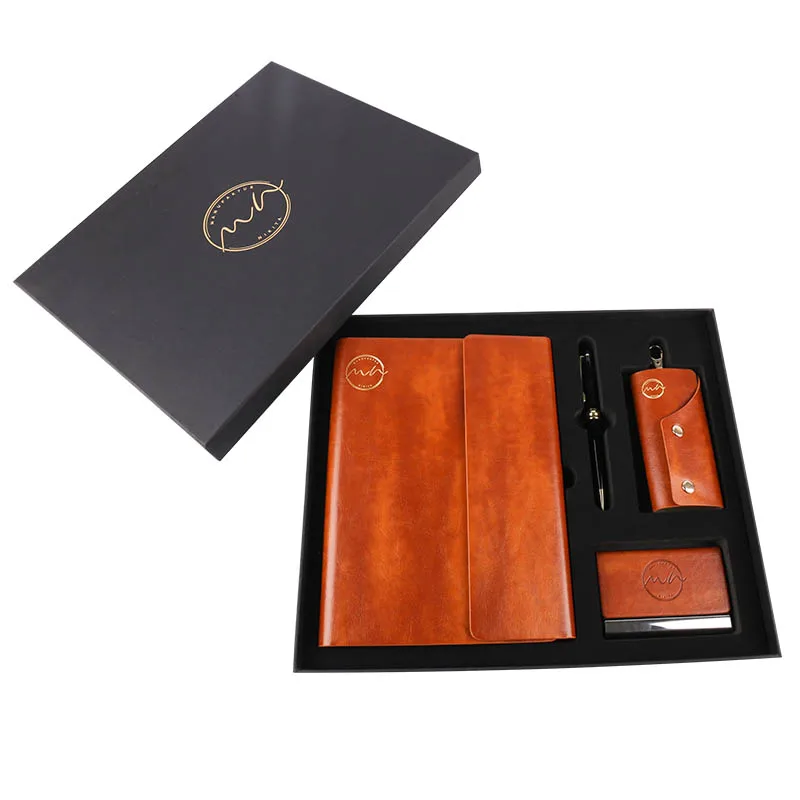 wholesale  notebook with gifts Luxury promotional business office stationery gift set