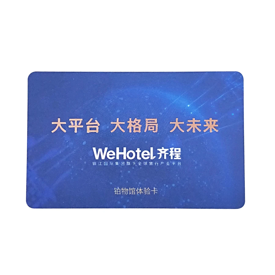 Factory Price Customized Entrance VIP Access/Experience PVC Card with QR Code