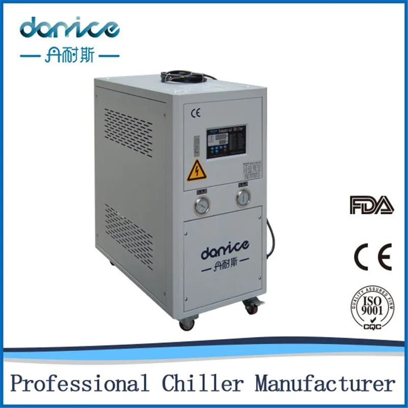 High efficiency CE Sanyo compressor 19KW portable water chiller for Injection Molding Machine